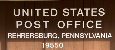US Post Office Rehrersburg, Pennsylvania
