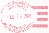 US Post Office Reynoldsville  , Pennsylvania