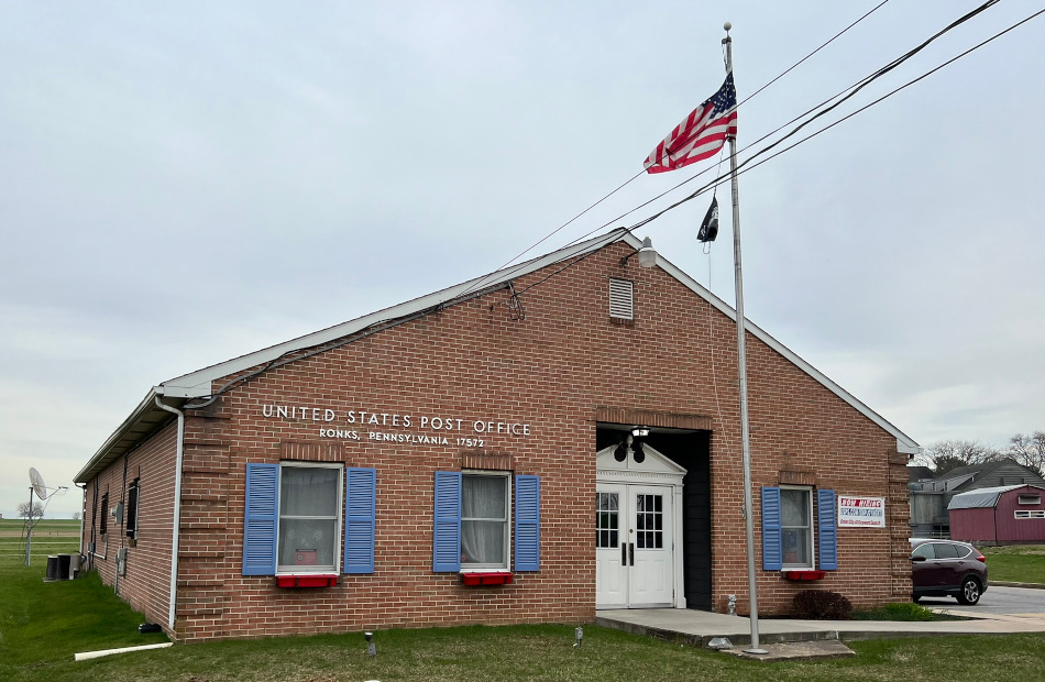 US Post Office Ronks, Pennsylvania