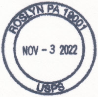 US Post Office Roslyn, Pennsylvania