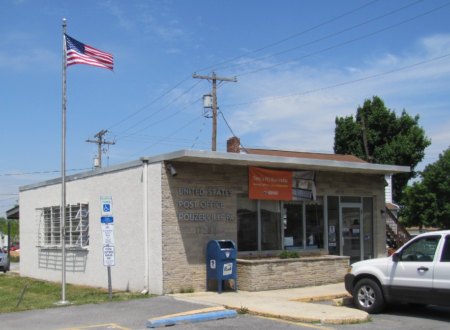 US Post Office Rouzerville, Pennsylvania