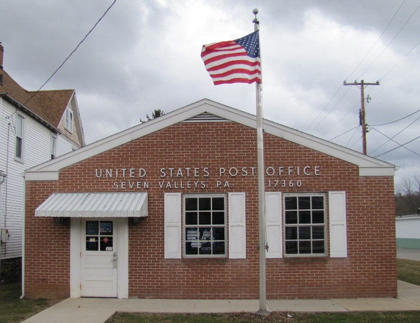 US Post Office Seven Valleys, Pennsylvania