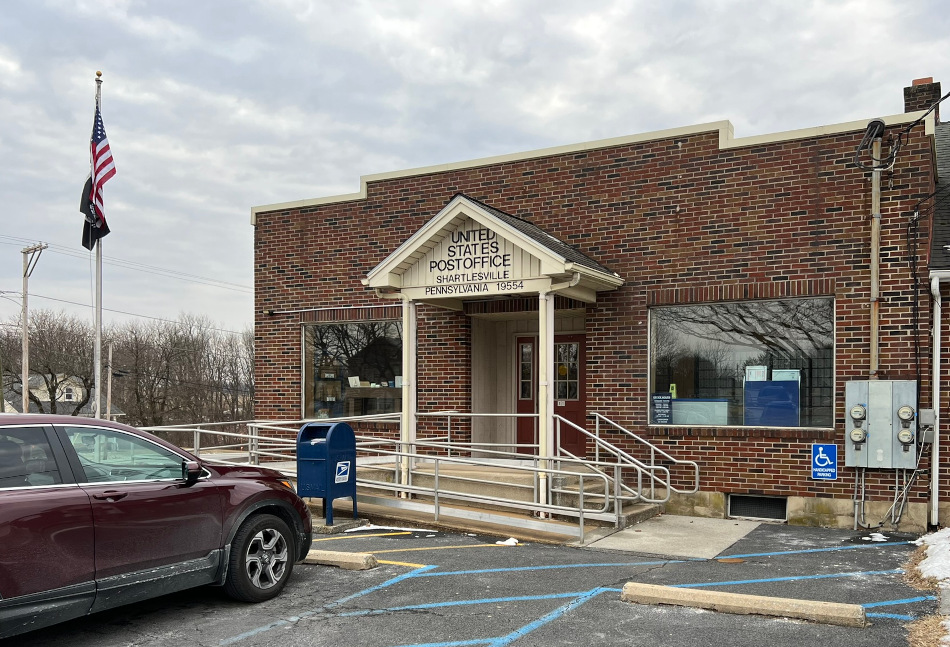 US Post Office Shartlesville, Pennsylvania