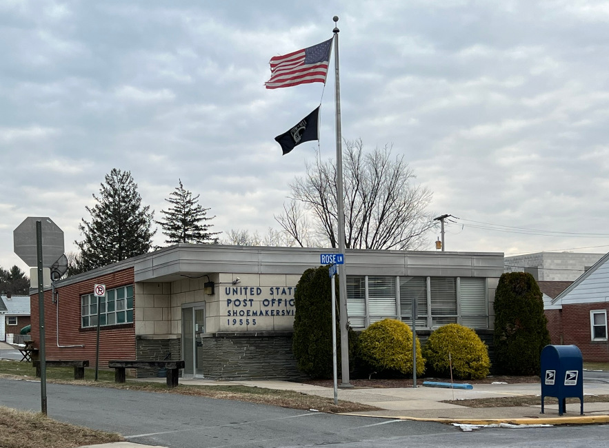 US Post Office Shoemakersville, Pennsylvania