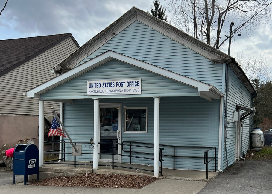 US Post Office Springville, Pennsylvania