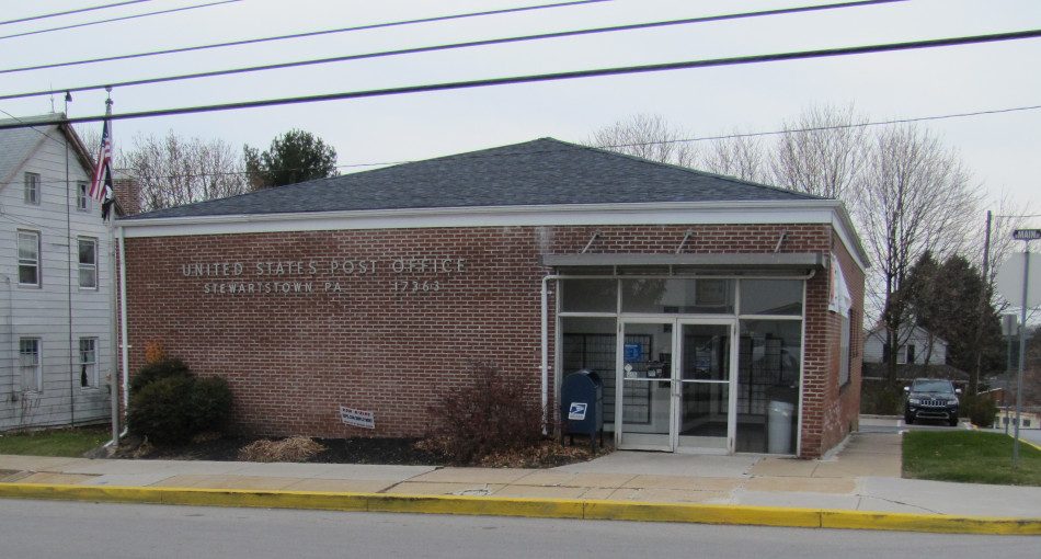 US Post Office Stewartstown, Pennsylvania