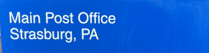 US Post Office Strasburg, Pennsylvania