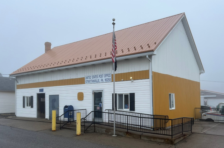 US Post Office Strattanville , Pennsylvania