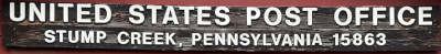 US Post Office Stump Creek  , Pennsylvania