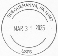 US Post Office Susquehanna, Pennsylvania