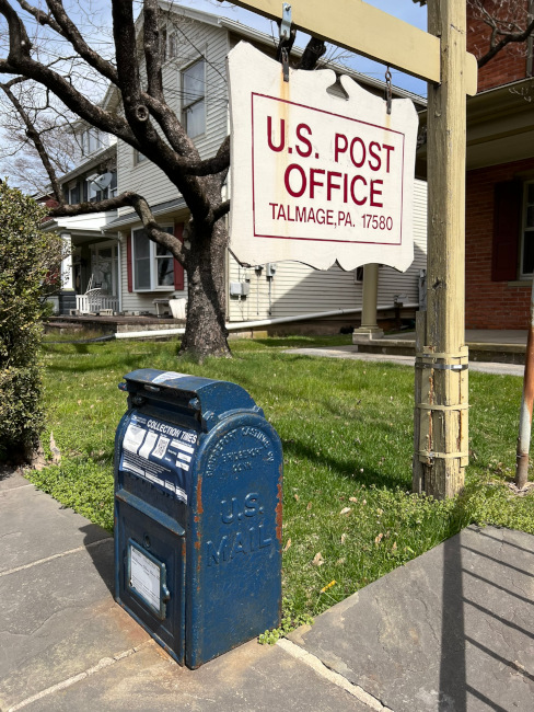 US Post Office Talmage, Pennsylvania
