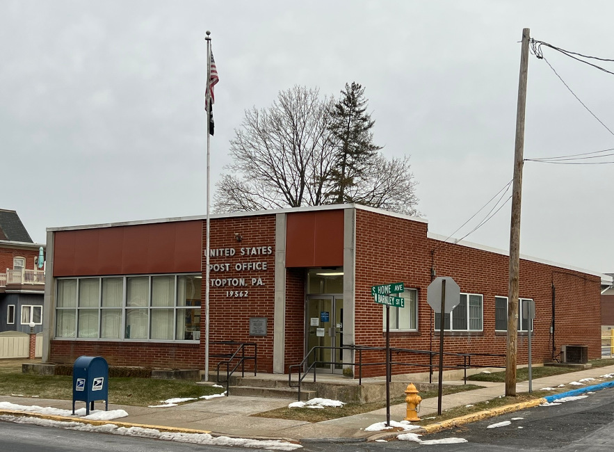 US Post Office Topton, Pennsylvania