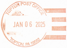 US Post Office Topton, Pennsylvania