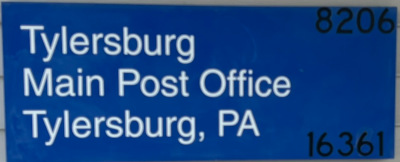 US Post Office Tylersburg  , Pennsylvania