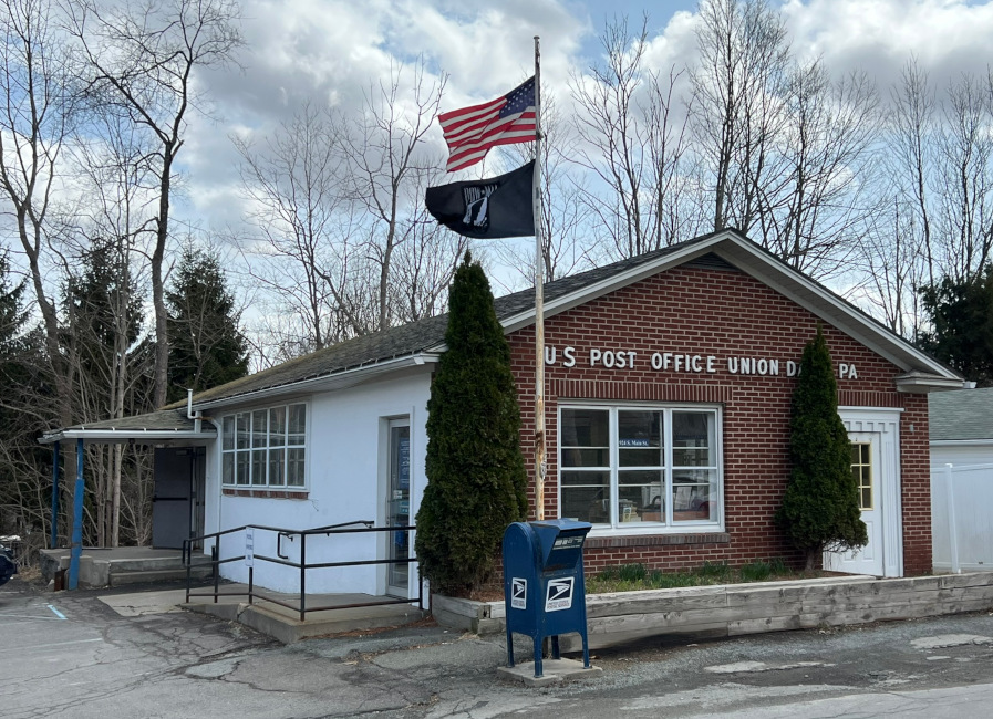 US Post Office Union Dale, Pennsylvania