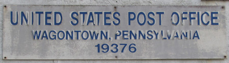 US Post Office Wagontown, Pennsylvania