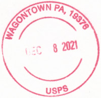 US Post Office Wagontown, Pennsylvania