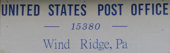 US Post Office Wind Ridge  , Pennsylvania