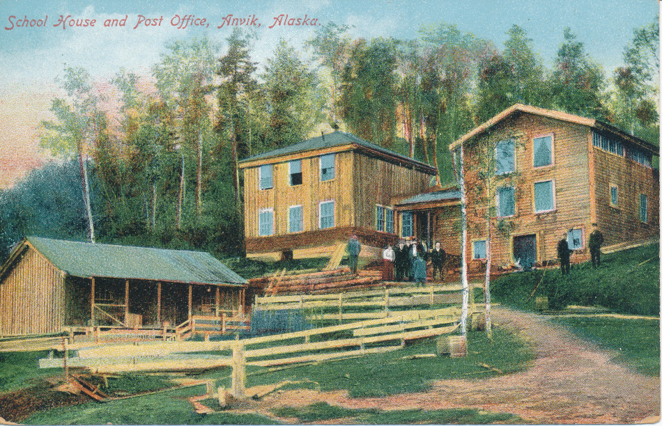Anvik, Alaska Post Office Post Card
