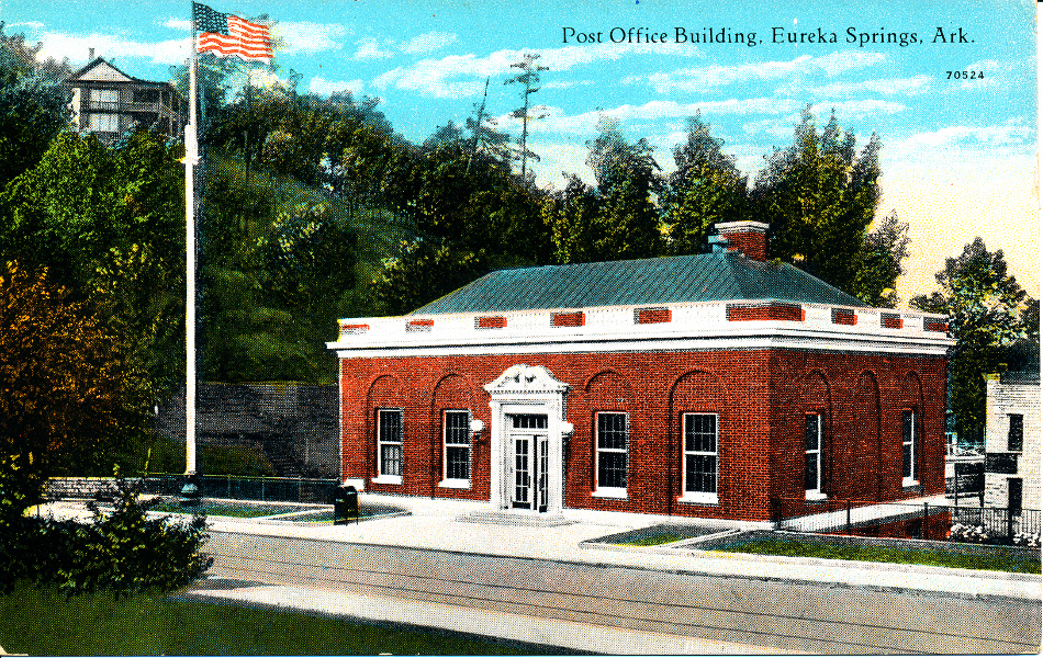 Eureka Springs, Arkansas Post Office Post Card