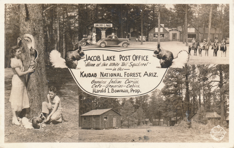 Jacob Lake, Arizona Post Office Post Card