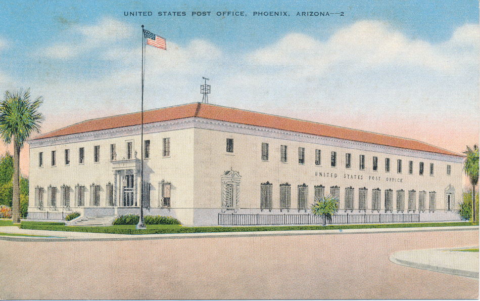 Phoenix, Arizona Post Office Post Card