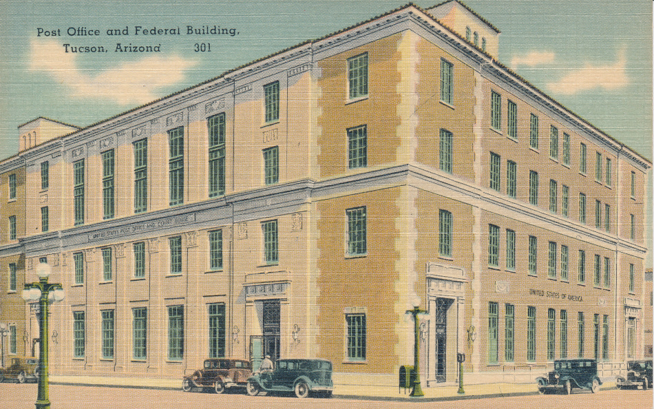 Tuscon, Arizona Post Office Post Card