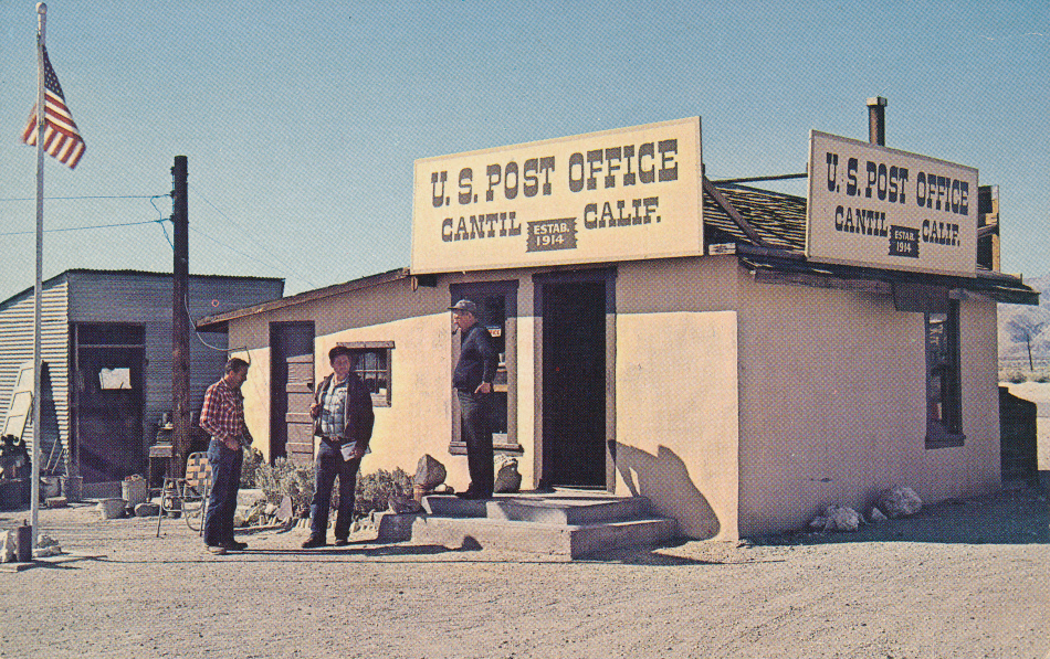 Cantil, California Post Office Post Card