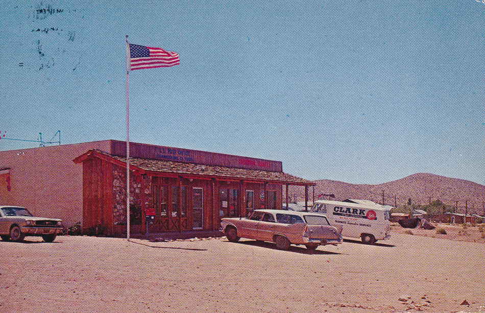 Johannesburg, California Post Office Post Card