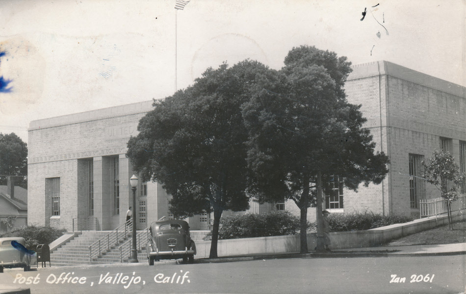 Vallejo, California Post Office Post Card