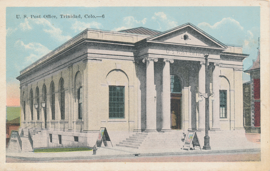 Trinidad, Colorado Post Office Post Card