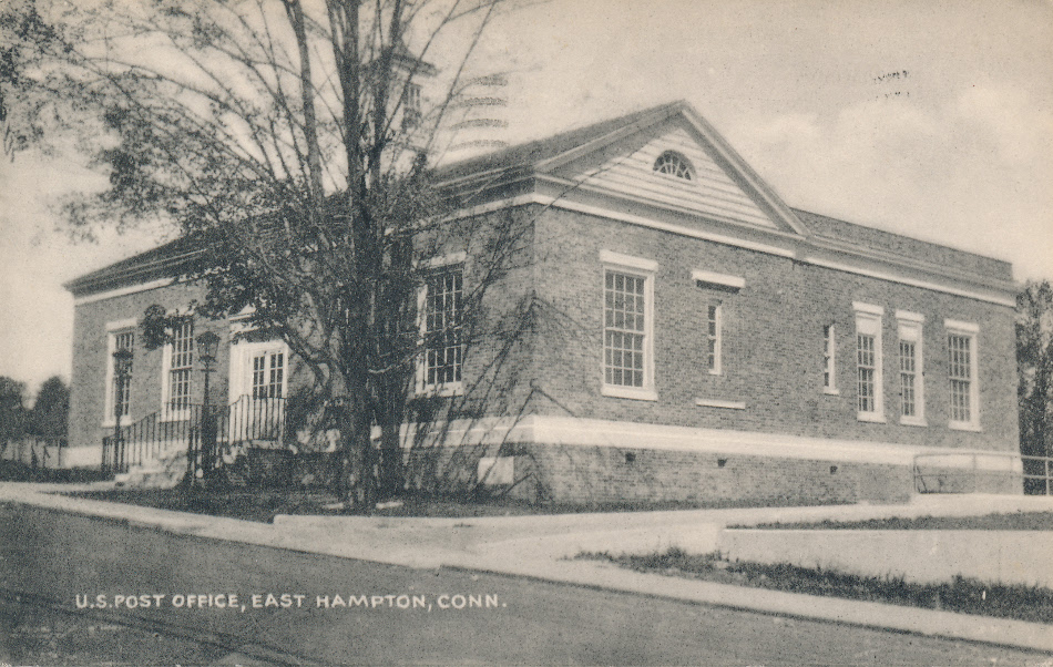 East Hampton, Connecticut Post Office Post Card
