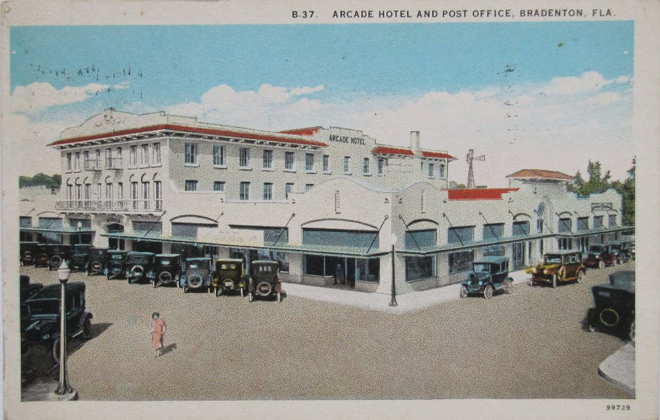 Bradenton, Florida Post Office Post Card