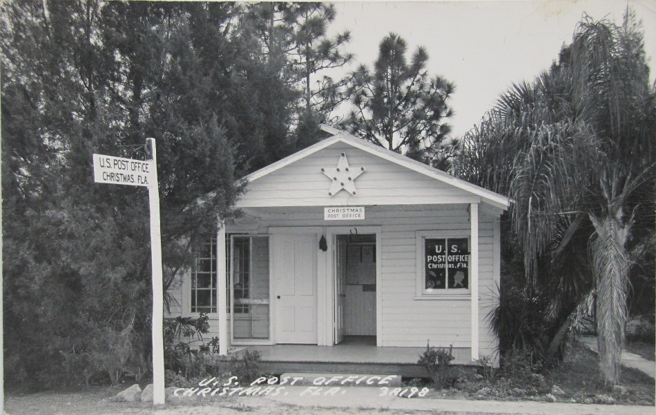 Christmas, Florida Post Office Post Card