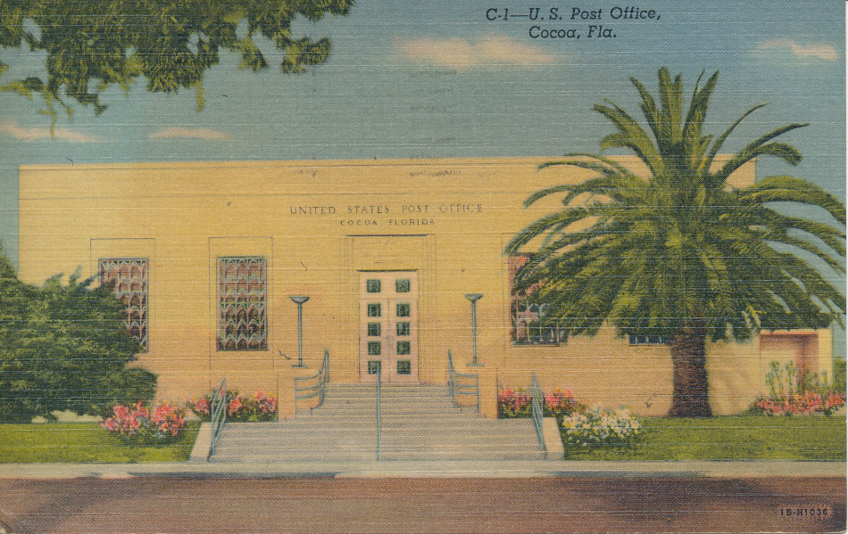 Coca, Florida Post Office Post Card