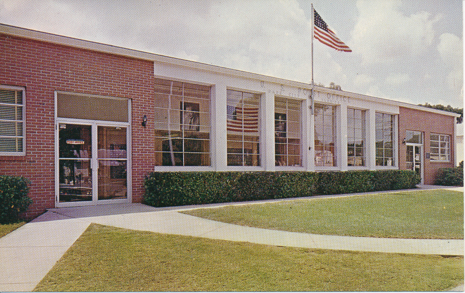 Dade City, Florida Post Office Post Card