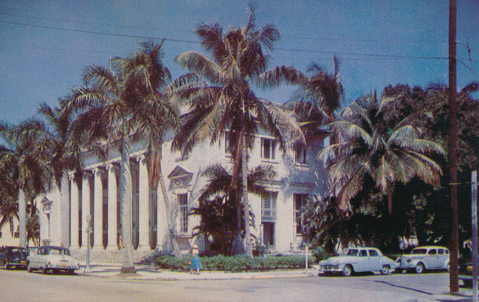Fort Myers, Florida Post Office Post Card