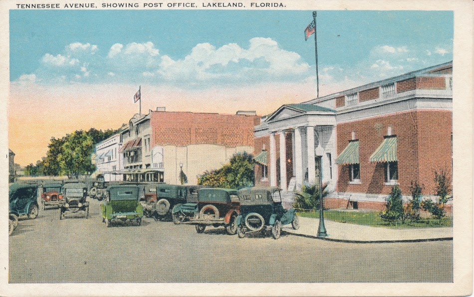 Lakeland, Florida Post Office Post Card