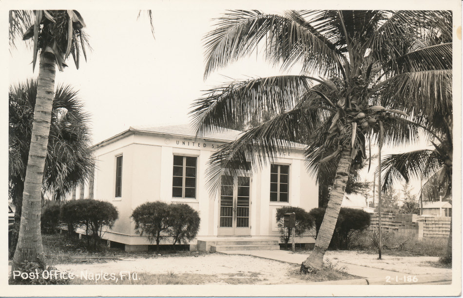 Naples, Florida Post Office Post Card