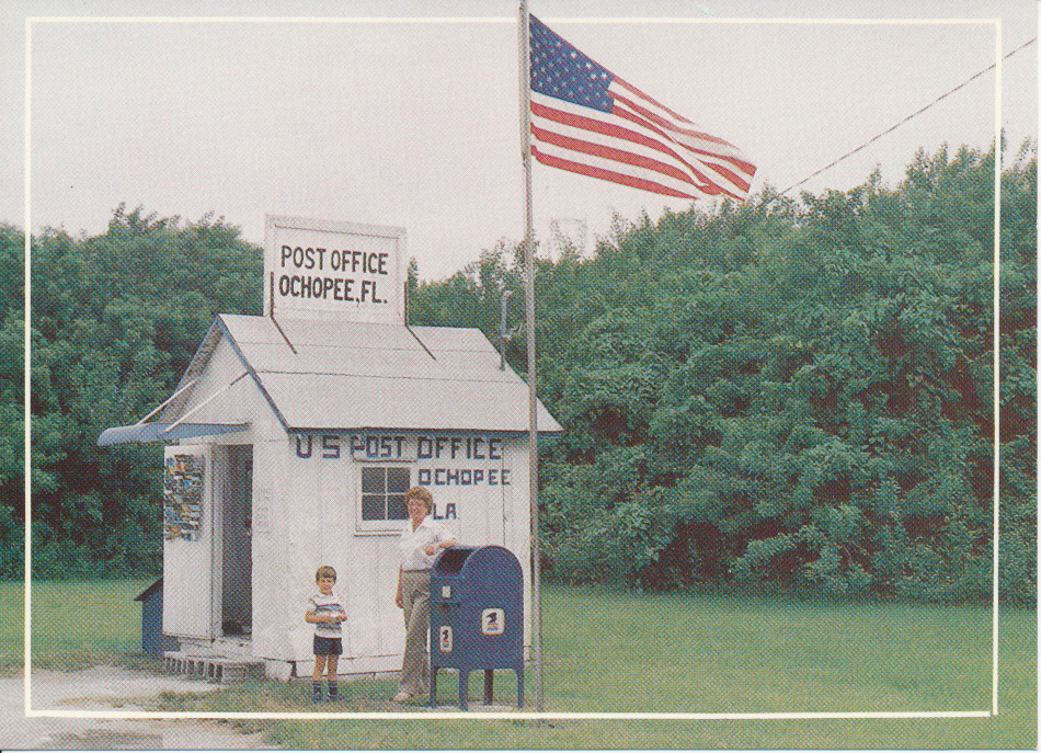 Ochopee, Florida Post Office Post Card