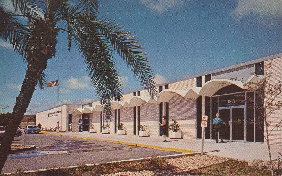 Sarasota, Florida Post Office Post Card