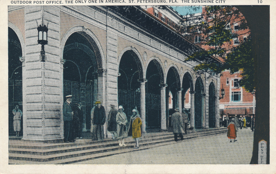 St. Petersburg, Florida Post Office Post Card