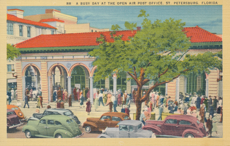 St. Petersburg, Florida Post Office Post Card