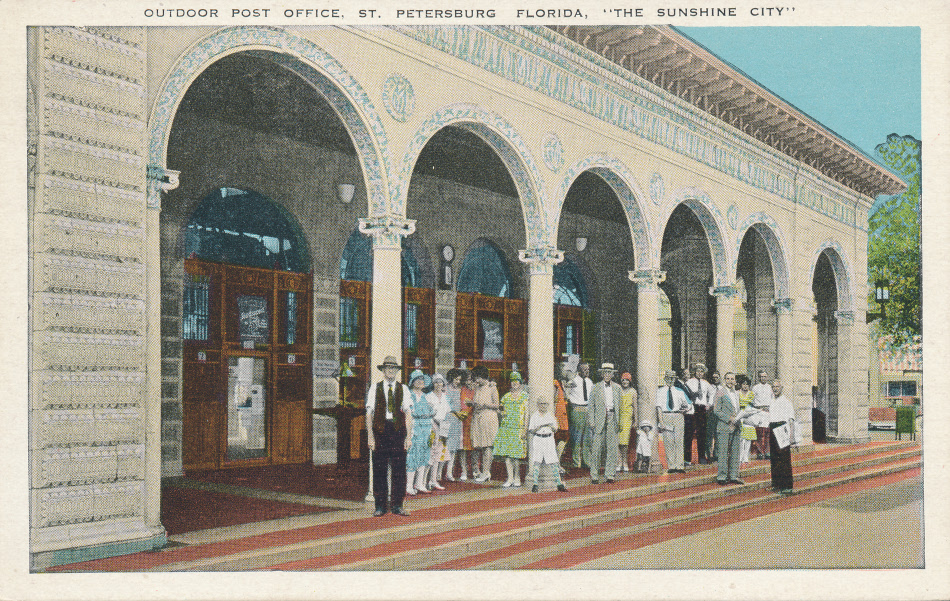 St. Petersburg, Florida Post Office Post Card