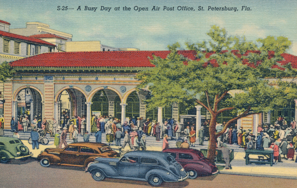 St. Petersburg, Florida Post Office Post Card