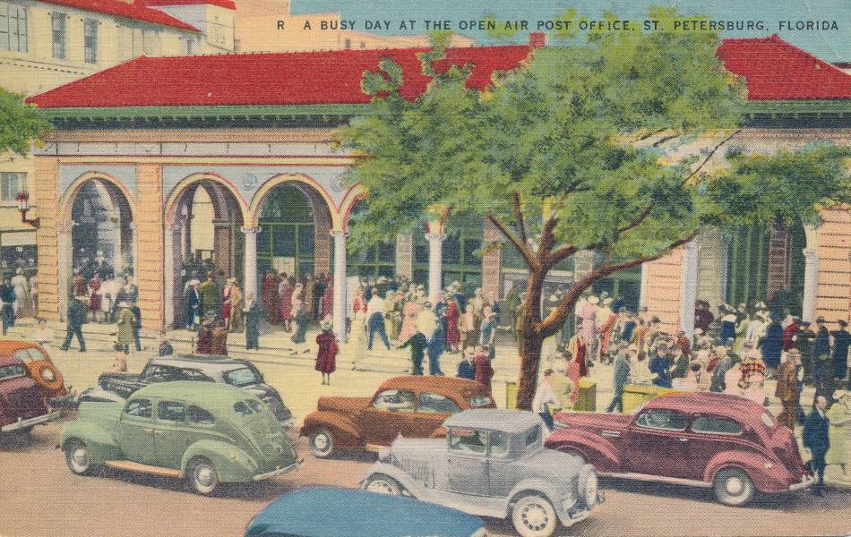 St. Petersburg, Florida Post Office Post Card