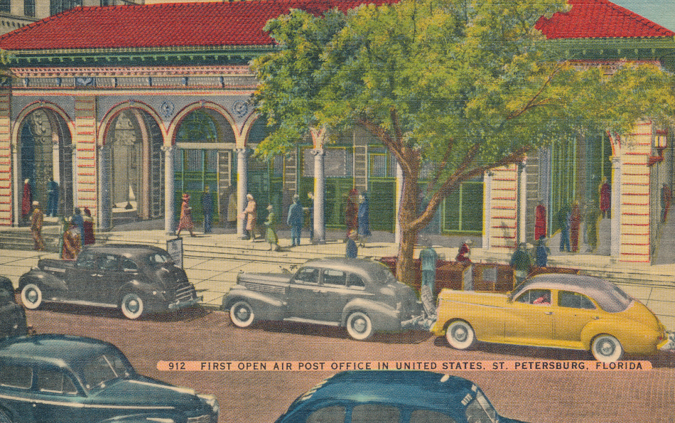 St. Petersburg, Florida Post Office Post Card