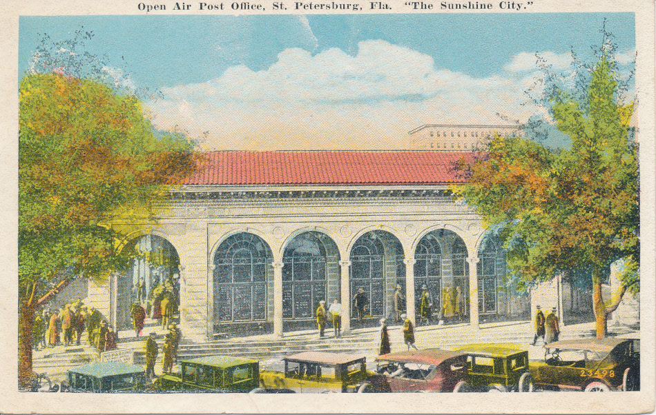 St. Petersburg, Florida Post Office Post Card