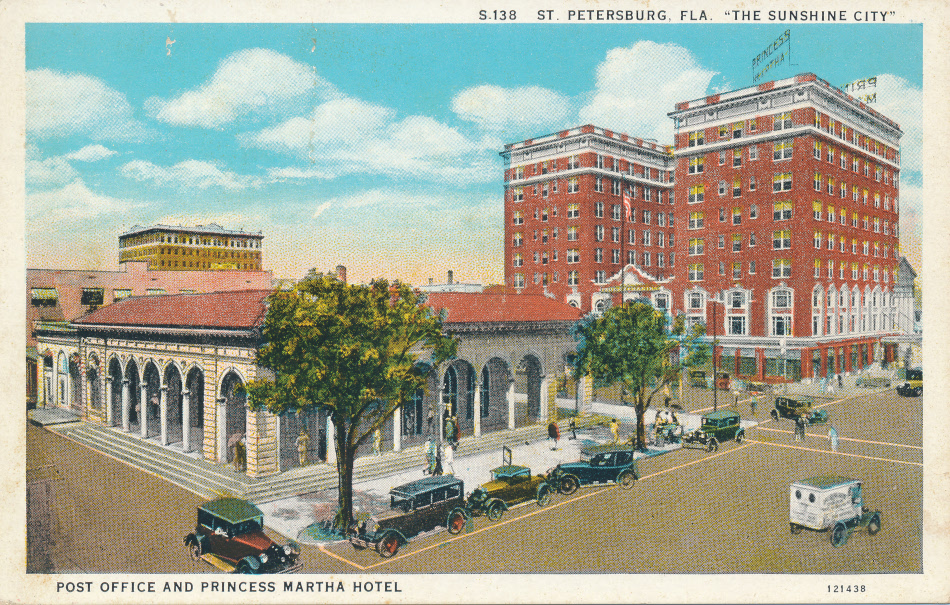 St. Petersburg, Florida Post Office Post Card