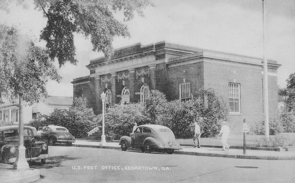 Cedartown, Gerogia Post Office Post Card
